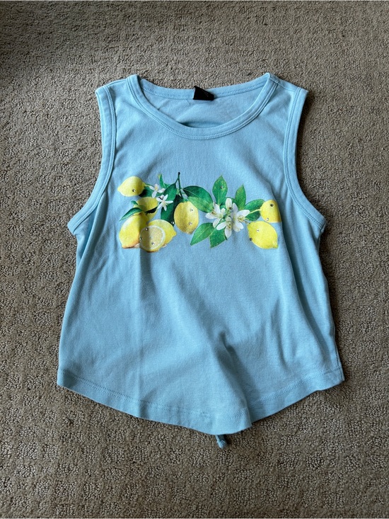 Urban Outfitters Tops - Blue womens Lemon Graphic Tank Top
